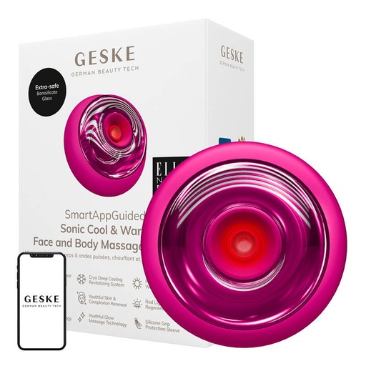 [062508] Geske Sonic Cool & Toplo Massager za lice i tijelo 9in1 (Magenta)