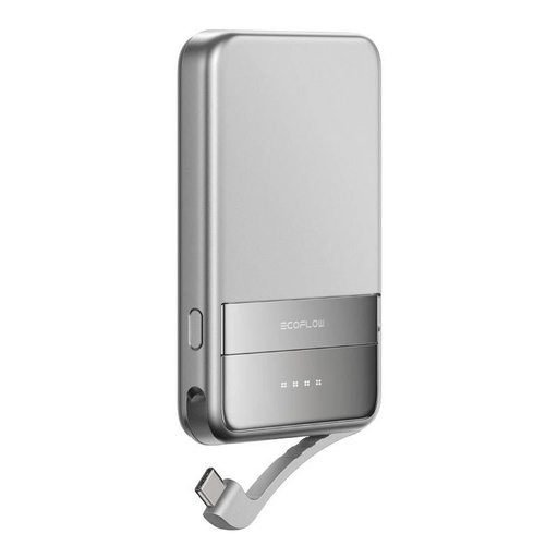 [072670] EcoFlow brza magnetska snaga, 5000mAh, (srebro).