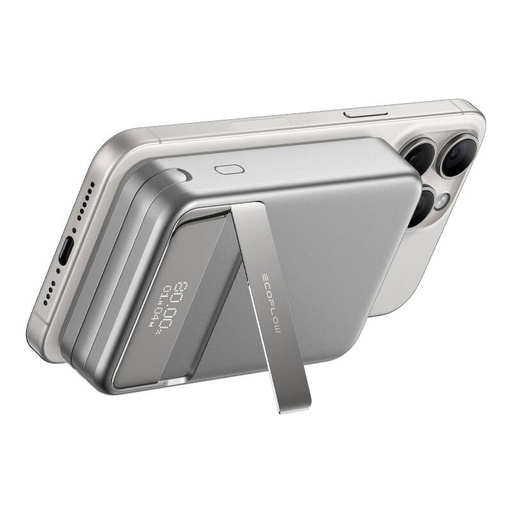 [072673] Ecoflow brza magnetska snaga, 10000mAh, (srebro).