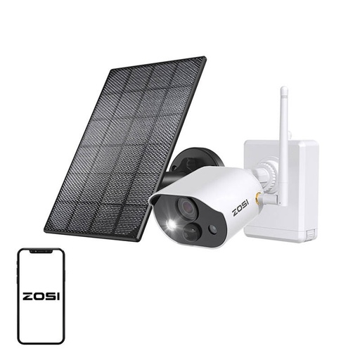 [074365] Vanjska IP kamera sa solarnom pločom Zosi C306Pro WiFi 3MP IP66