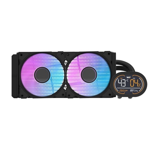 [074641] Darkflash DH240D CPU hladnjak vode (crno)