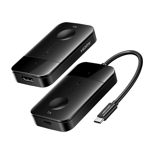[075731] VENTION USB-C do HDMI bežični odašiljač/prijemnik 0,15m (crno)