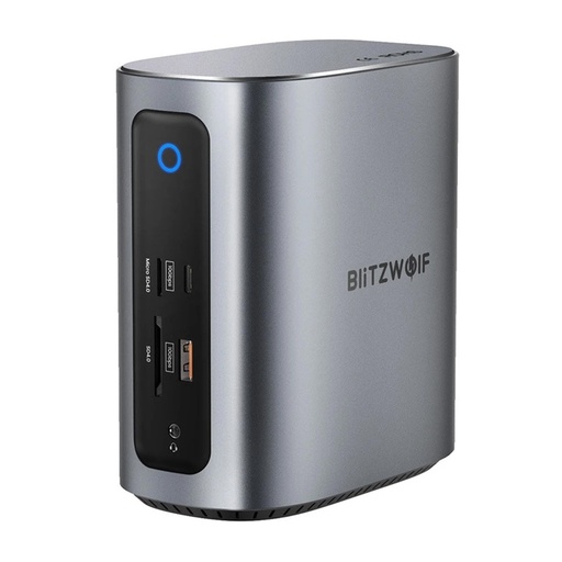 [076183] Blitzwolf BW-Th15 17in1 Priključna stanica 2xHD+DP+4xC+3xUSB 3.0+USB 3.1+C 3.2+C PD+RJ45+Micro SD+SD+3,5 mm Audio