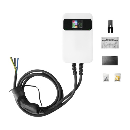 [077441] Zidni punjač za električne automobile Besen SQ20-22KW-APP
