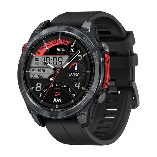 [078923] ZEBLAZE STRATOS 4 Smartwatch (Black)