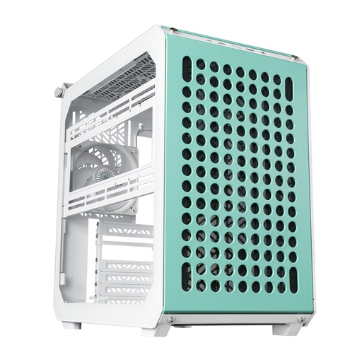 [077425] Cooler Master Qube 500 Flatpack Macaron Computer Case (Green)