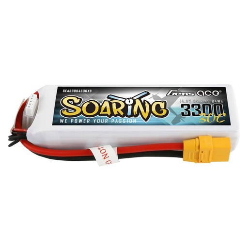 [028877] Baterija Gens Ace Soaring 3300 mAh 14,8 V 30C 4S1P XT90