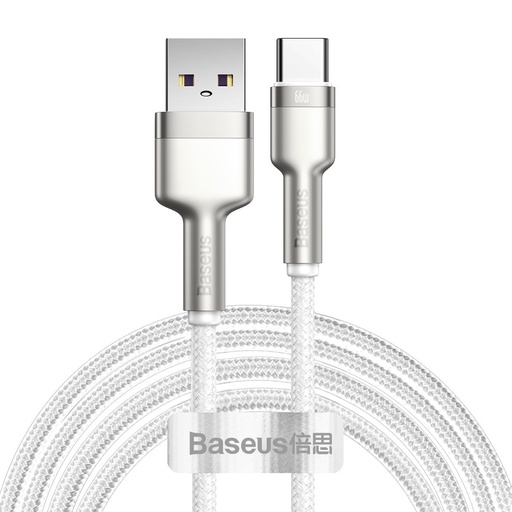 [028768] USB kabel za USB-C Baseus Cafule, 66W, 2m (bijeli)