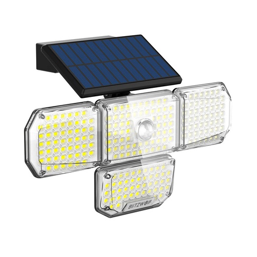 [028944] Vanjska Blitzwolf LED solarna svjetiljka BW-OLT6 sa senzorom za sumrak i sumrak