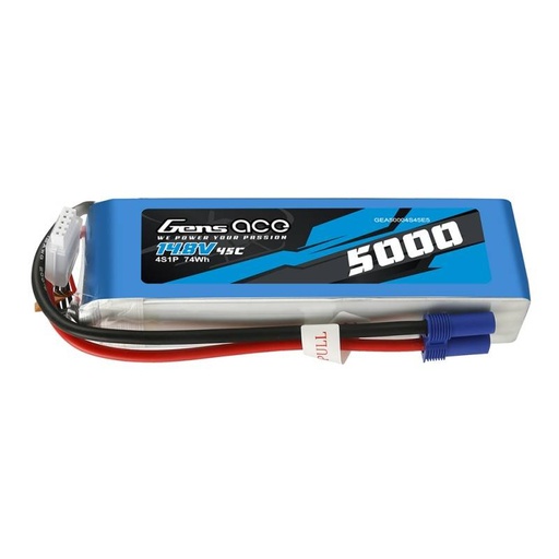 [028897] Baterija Gens Ace 5000mAh 14.8V 45C 4S1P