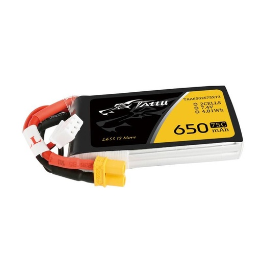 [029801] Baterija Tattu 650mAh 7.4V 75C 2S1P