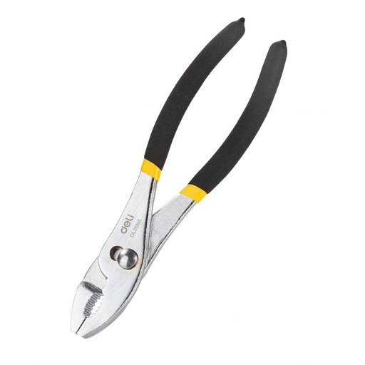 [029469] Kliješta za klizne spojeve Deli Tools EDL25508 8'' (crno-žuta)