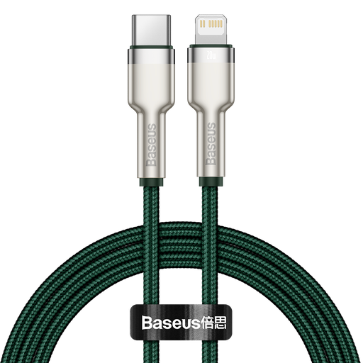 [029673] USB-C kabel za Lightning Baseus Cafule, PD, 20W, 1m (zeleni)