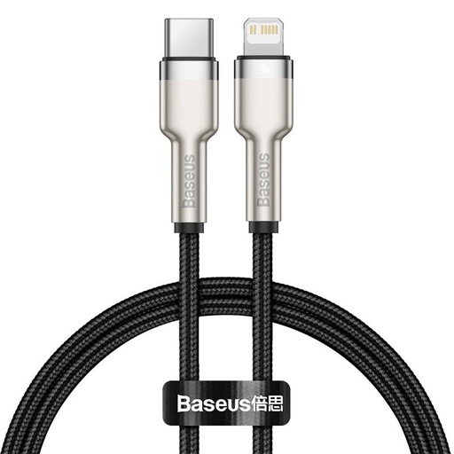 [029671] USB-C kabel za Lightning Baseus Cafule, PD, 20W, 0,25m (crni)