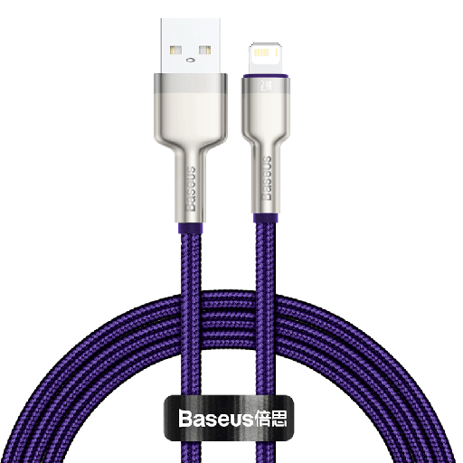 [029663] USB kabel za Lightning Baseus Cafule, 2.4A, 1m (ljubičasti)