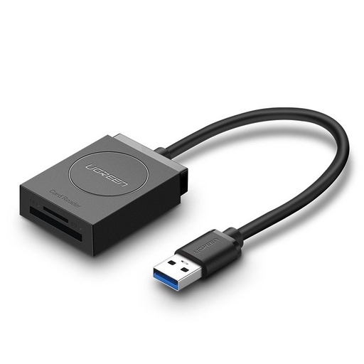 [030525] UGREEN USB adapter čitač kartica SD, microSD (crni)