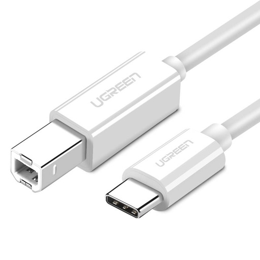 [029817] USB 2.0 C-B UGREEN US241 do 1,5 m pisačkog kabela (bijeli)