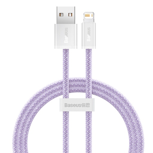 [030377] Baseus Dynamic kabel USB na Lightning, 2.4A, 1m (ljubičasti) (paket od 5 komada)