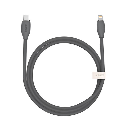 [031114] Baseus Jelly kabel USB-C na Lightning, 20W, 1,2m (crni)