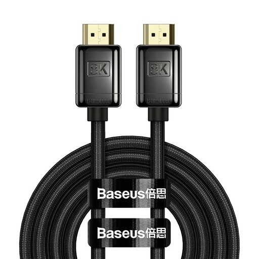 [031314] Baseus High Definition Series HDMI 2.1 kabel, 8K 60Hz, 3D, HDR, 48Gbps, 2m (crni)