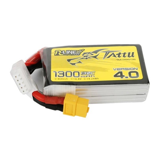 [033588] Baterija Tattu R-Line Verzija 4.0 1300mAh 14,8V 130C 4S1P XT60