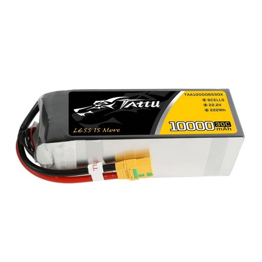 [031452] Baterija Tattu 10000mAh 22.2V 30C 6S1P XT90 Anti-spark Plug