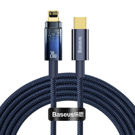 [033081] Baseus Explorer, USB-C na Lightning kabel, 20 W, 2 m (plavi)