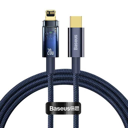 [033079] Baseus Explorer, USB-C na Lightning kabel, 20 W, 1 m (plavi)