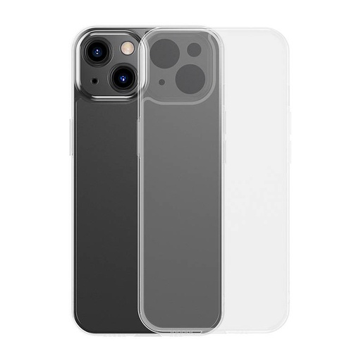 [033921] Baseus Frosted Case za iPhone 13 (prozirna) + kaljeno staklo