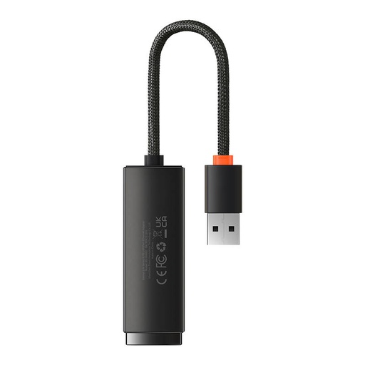 [033798] Baseus Lite Series USB na RJ45 mrežni adapter, 100 Mbps (crni)