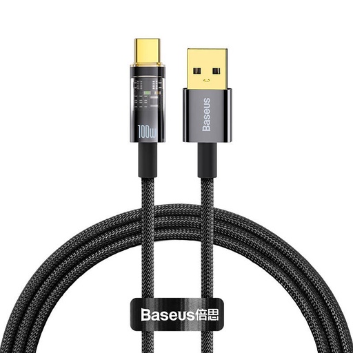 [033791] Baseus Explorer, USB na USB-C kabel, 100 W, 1 m (crni)