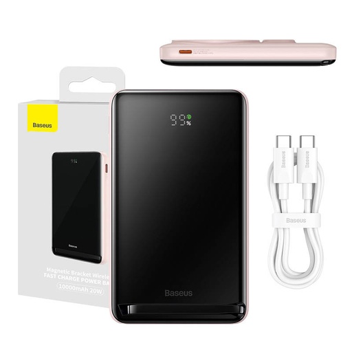 [034165] Powerbank Baseus Magnetic 10000mAh 20W (roza)