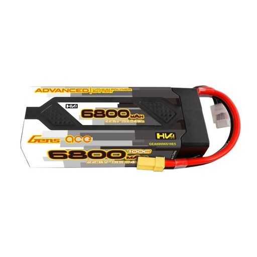 [035707] Baterija LiPo Gens Ace Advanced 6800mAh 22,8V 100C 6S1P HardCase EC5