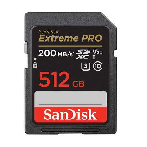 [035918] Memorijska kartica SANDISK EXTREME PRO SDXC 512GB 200/140 MB/s UHS-I U3 (SDSDXXD-512G-GN4IN)