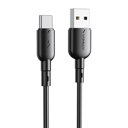 [036784] USB na USB-C kabel Vipfan Colorful X11, 3A, 1m (crni)