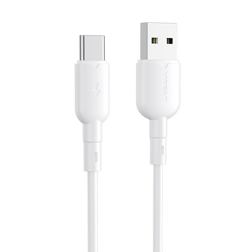 [036783] USB na USB-C kabel Vipfan Colorful X11, 3A, 1m (bijeli)