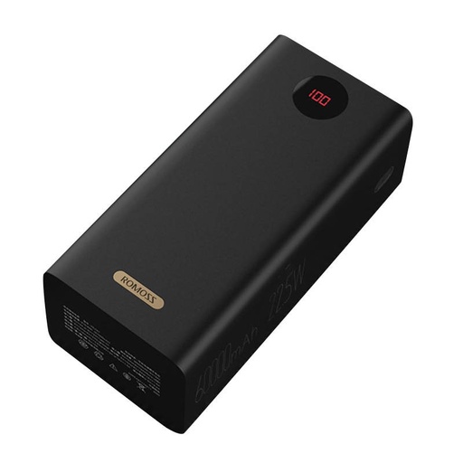 [037007] Powerbank Romoss PEA60 60000mAh, QC + PD, 22.5W (crna)