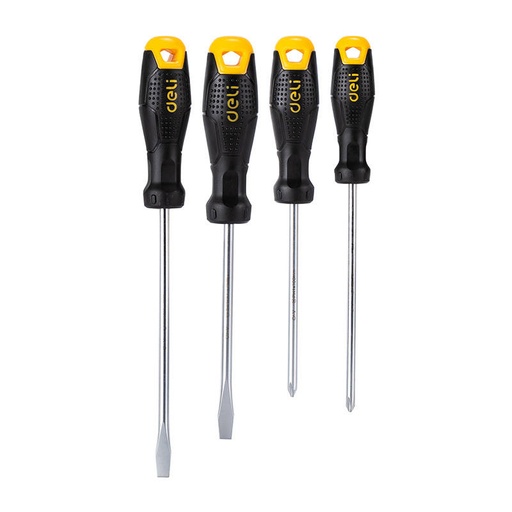 [036031] Set odvijača Deli Tools EDL620004, s magnetom, 4 komada