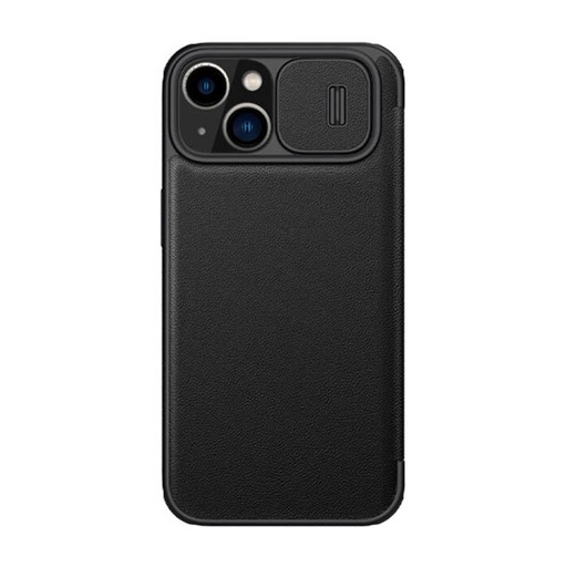 [038428] Maska Nillkin Qin Pro Leather za iPhone 14 (crna)