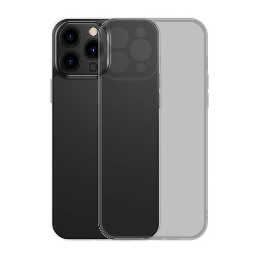 [033925] Baseus Frosted Glass Case za iPhone 13 PRO (crna) + kaljeno staklo