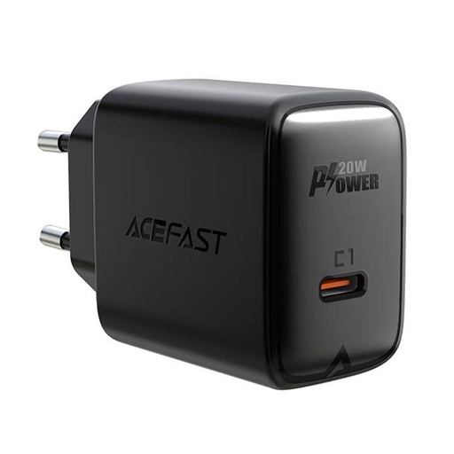 [039325] Zidni punjač Acefast A1 PD20W, 1x USB-C (crni)