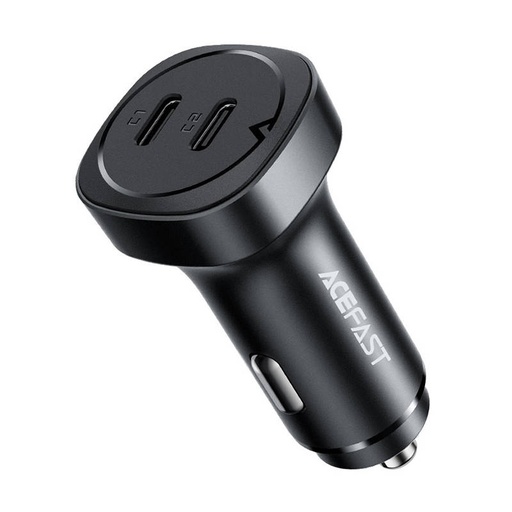 [039326] Auto punjač Acefast B2, 72W, 2x USB-C (crni)