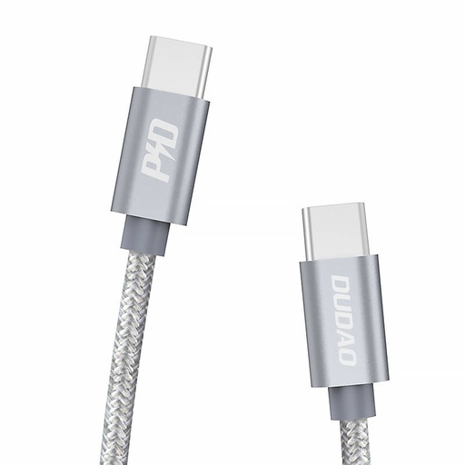 [039478] USB-C na USB-C kabel Dudao L5ProC PD 45W, 1m (sivo)