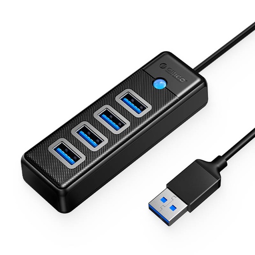 [038022] Orico Hub adapter USB na 4x USB 3.0, 5 Gbps, 0,15 m (crni)