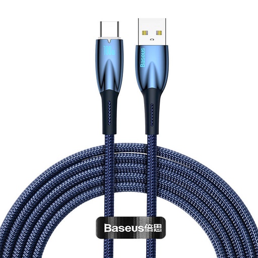 [039904] USB kabel za USB-C Baseus Glimmer Series, 100 W, 2 m (plavi)