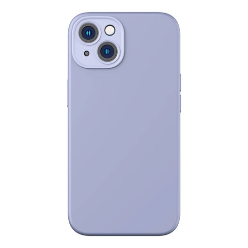 [040539] Baseus Liquid Silica Gel Case za iPhone 14 (lavanda)+ kaljeno staklo + set za čišćenje