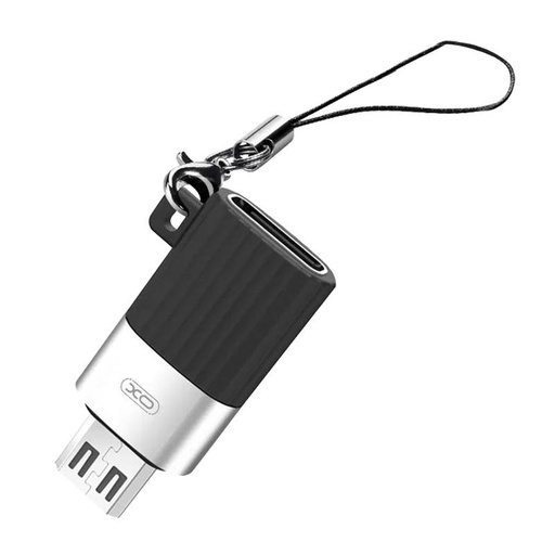 [040619] Adapter USB-C na Micro USB XO NB149-C (crni)