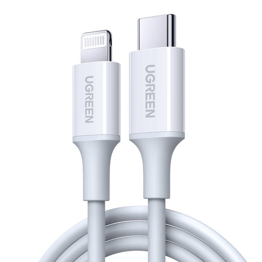 [042356] USB-C na Lightning kabel za punjenje UGREEN, PD 3A, 0,5 m (bijeli)