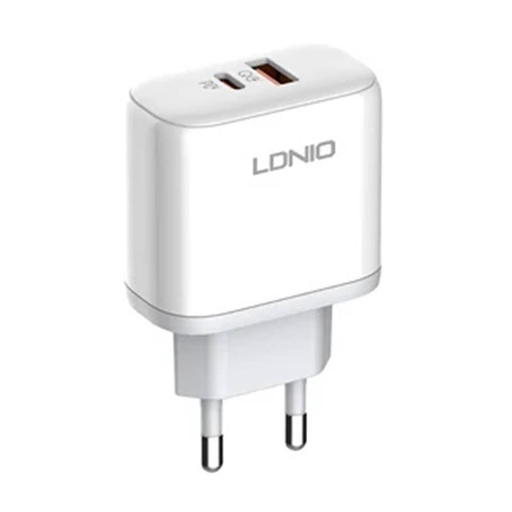 [042471] Zidni punjač LDNIO A2526C USB, USB-C 45W + USB-C - USB-C kabel