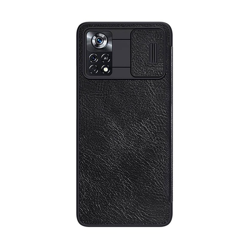 [042629] Nillkin Qin Leather Pro torbica za Xiaomi Poco X4 Pro 5G (crna)